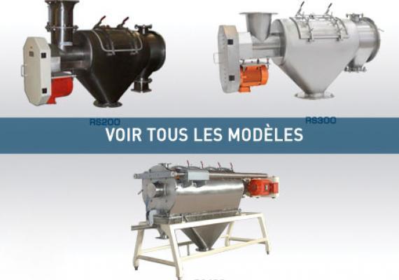 Gamme des tamis centrifuges