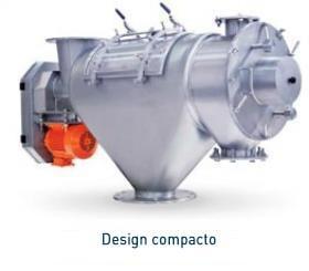 Peneira centrifuga - Design compacto