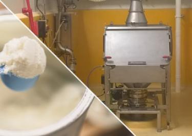 Baby food mixing line