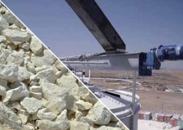 cement-storage Discharge of big bags of cement for truck loading