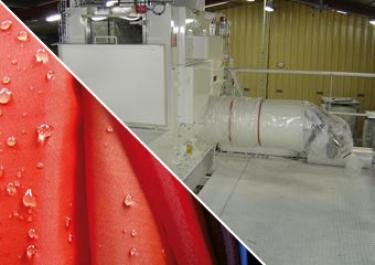 Dough machines loading Premix for coating