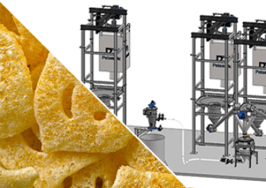 Extraction pour cuve petrissage production