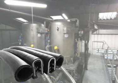 Carbon black processing line