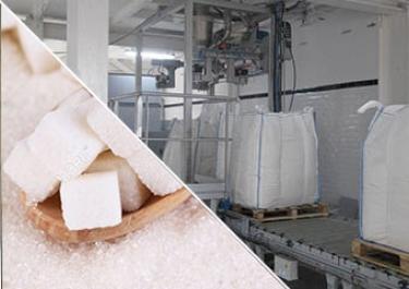 Big bag filling line with cristal sugar