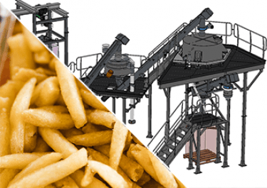 Produção de Chips congelados
