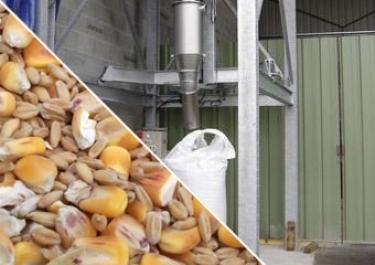 seeds-handling One handle big bag filling with fertilizer