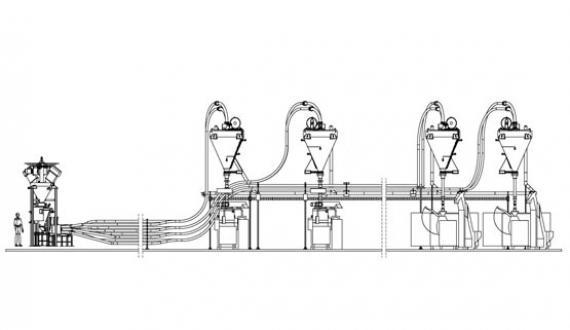 Implantation transfert pneumatique