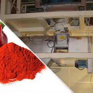 Reconditionnement épices paprika à partir de conteneurs de stockage