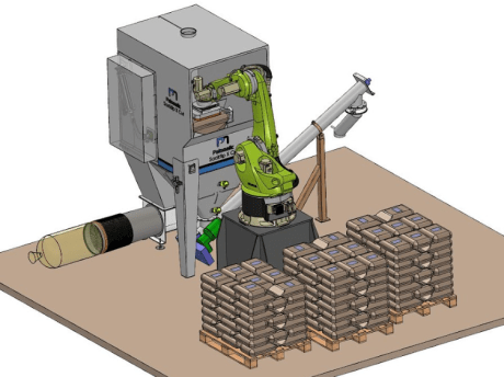 Alimentation d’une trémie de craquage confinée 