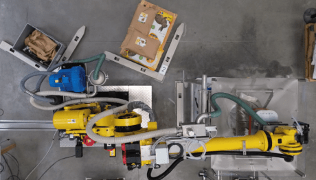 Craquage de sacs de granulés 