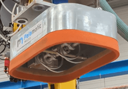 Garras de fixação do saco vazio