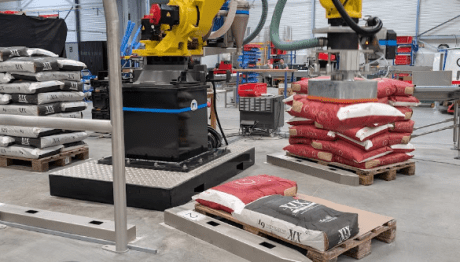 Pega de sacos por vácuo