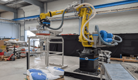 Visão geral do robô SackBot 200