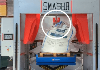 Cilindro na gaiola de massagem