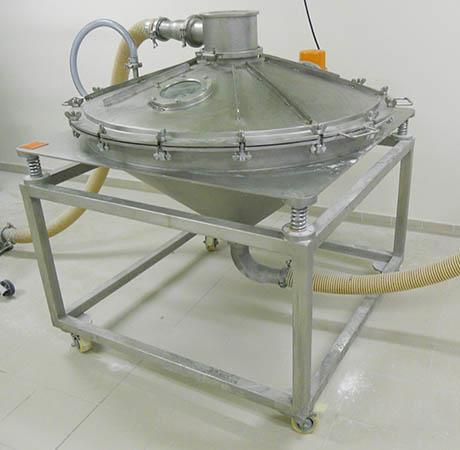 Tamisage sécurite ligne process