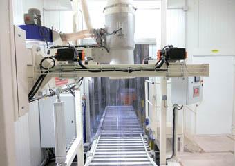 Remplissage-bigbag-option-convoyeur.png Station de remplissage big bag avec convoyeur - Palamatic Process